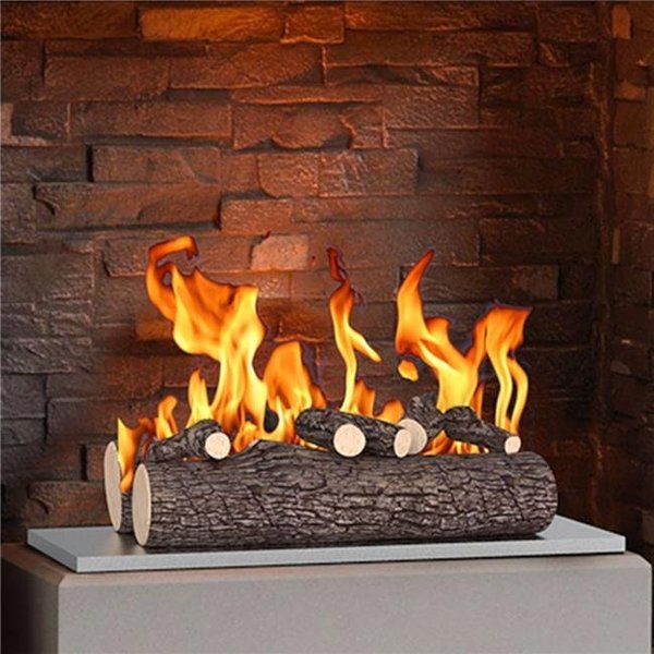 Regal Flame Regal Flame RFA5005 16 in. Ceramic Wood Gas Fireplace Logs; Oak - 5 Piece RFA5005